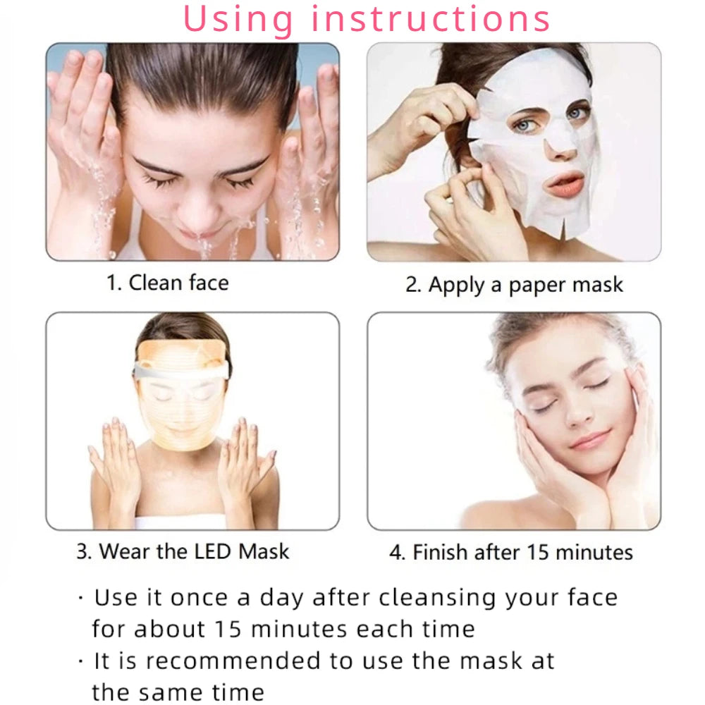 LED Light Therapy Mask – Skincare Tool | Caelora.co